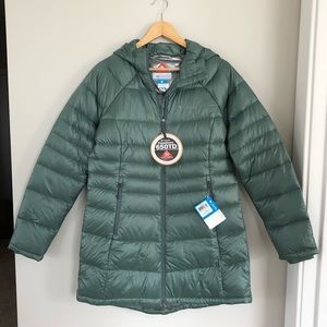 NWT Columbia Down Coat TurboDown 650TD Pond L